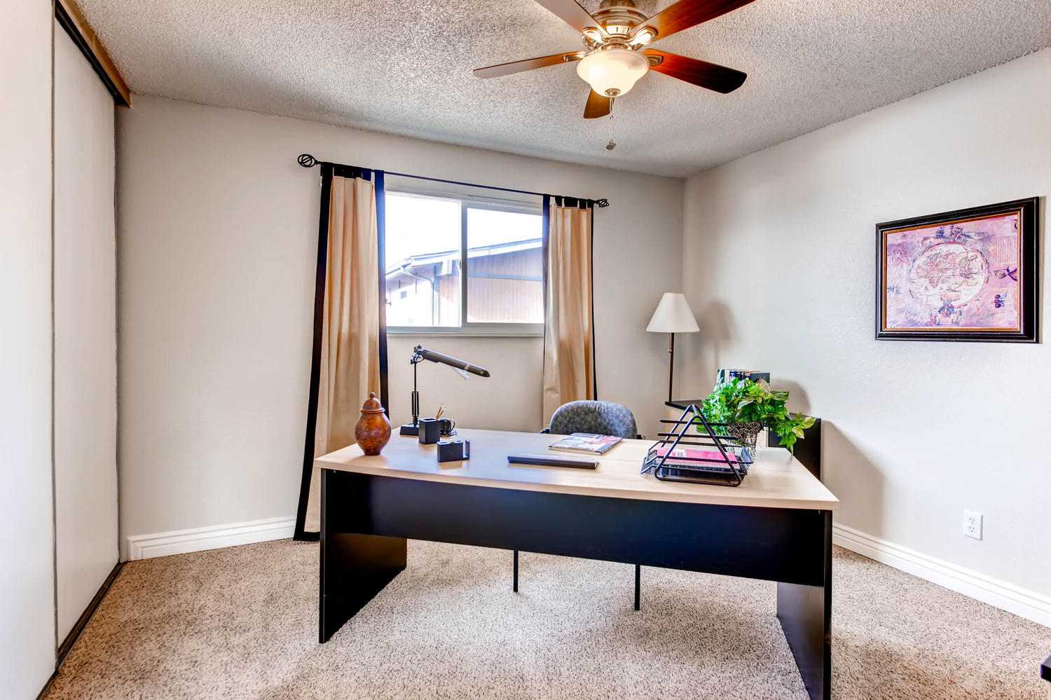 A Standard Bedroom at Greentree Village Apartments