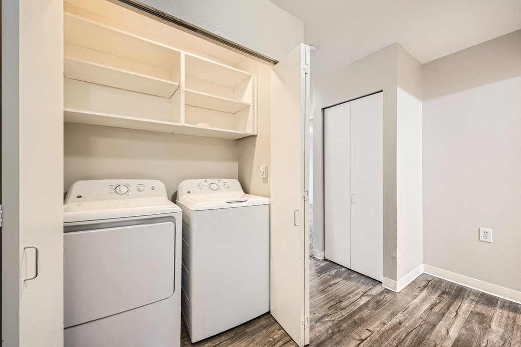 In unit washer and dryer included at Capitol City in Lacey, WA