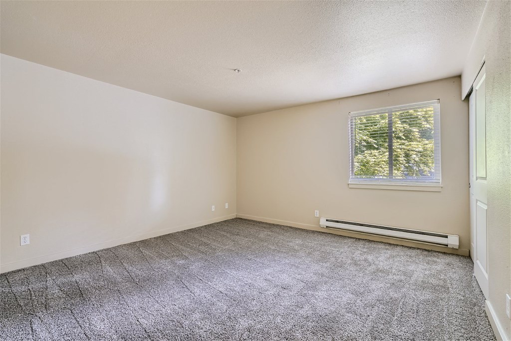 A Renovated Bedroom at Ladera Apartments