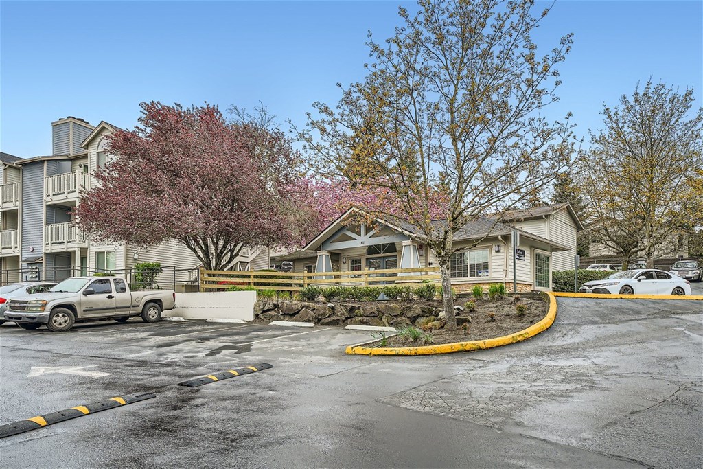 The Leasing Office and Property at Ladera Apartments