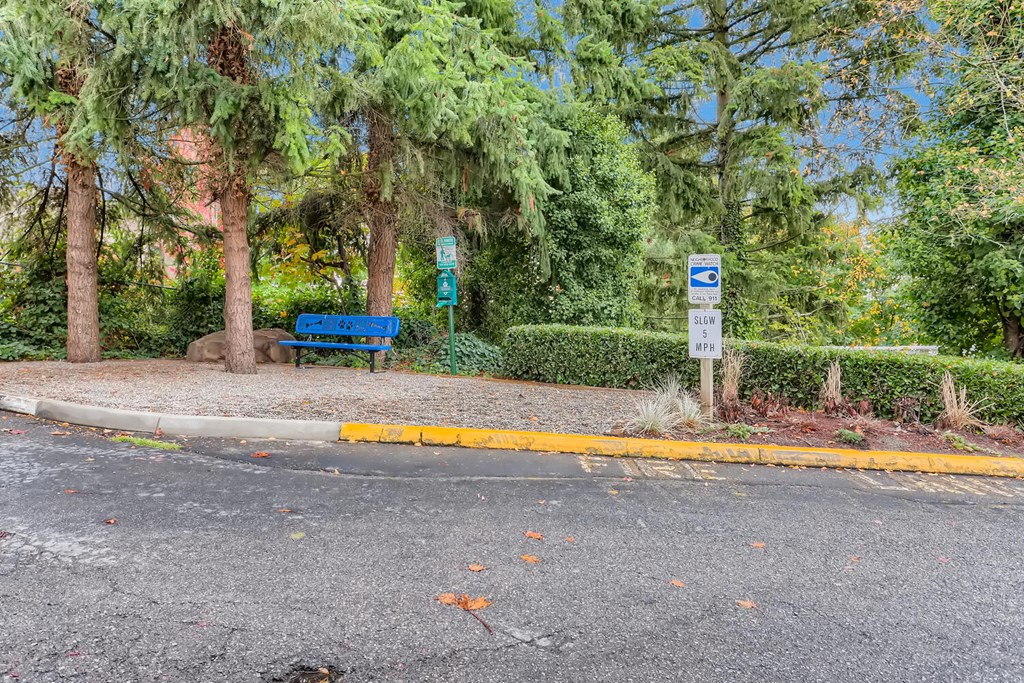 Pet Cleanup Station at Ladera Apartments
