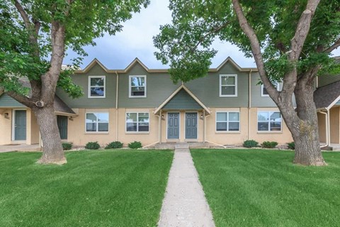 Exterior of our property at Alder Square Townhomes Apartments