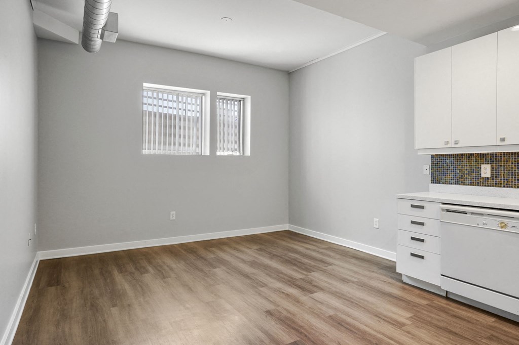 Our Apartment Kitchen and Dining Room at Sleek Lofts Apartments in Denver, Colorado