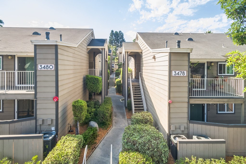 Our Exterior Buildings at Meadow Creek Apartments in San Marcos, CA