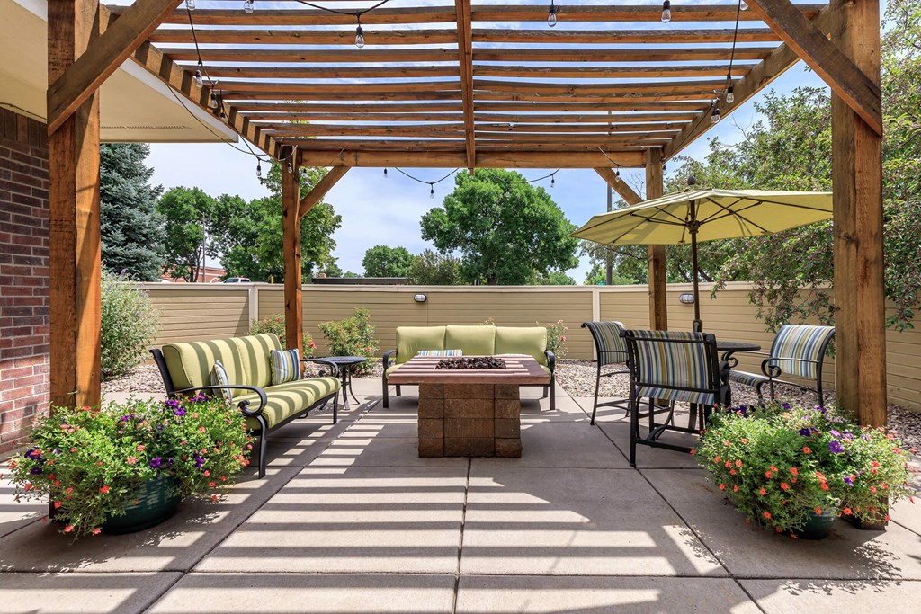 The Community Firepit at The Buttes Apartments, Loveland, 80537