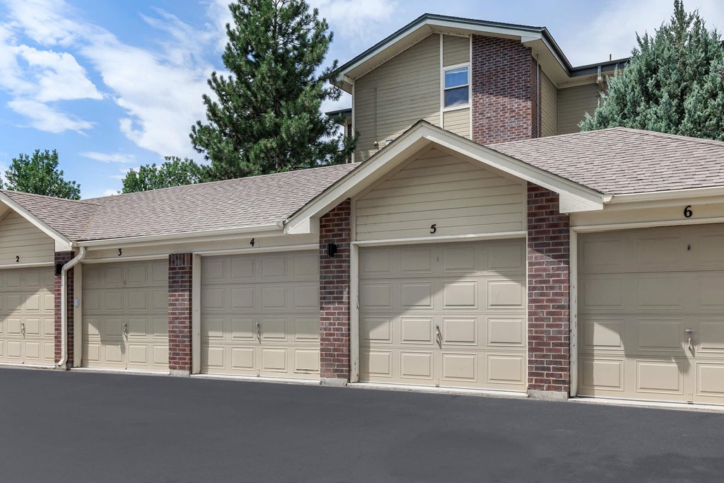 Garage Parking at The Buttes Apartments, Loveland
