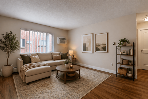 Living Room at Off Broadway Flats