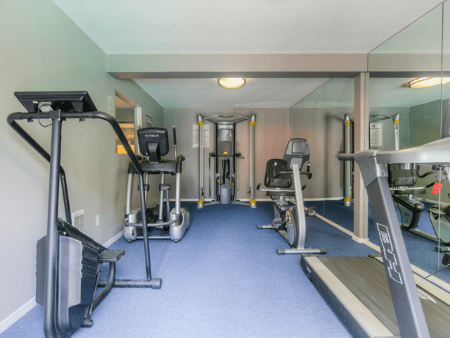 Health and fitness center at Twenty 2 Eleven Apartment Homes, Canoga Park, California