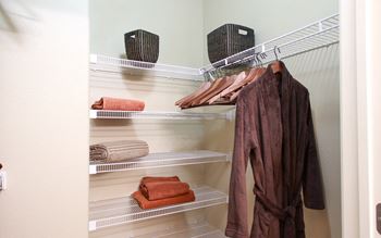 Walk-in closets in all floorplans at Sonata Apartments