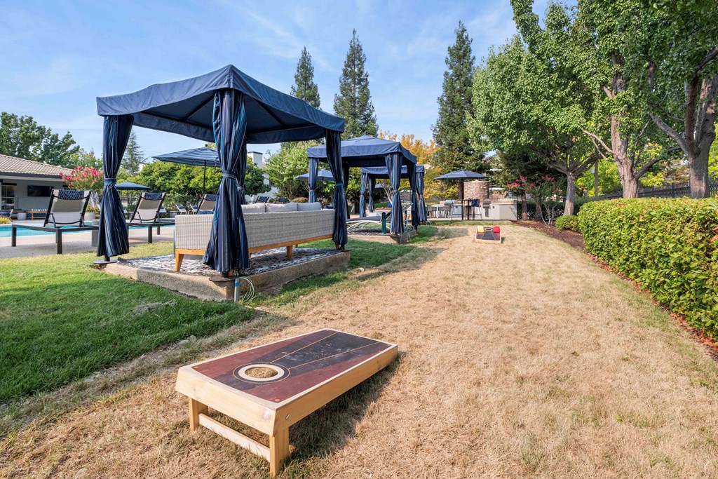 Enjoy poolside fun with our game area! Dive in, relax, and play