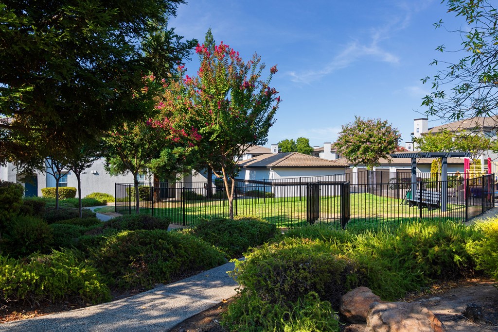 Dog park at Ascent at the Galleria in Roseville, California
