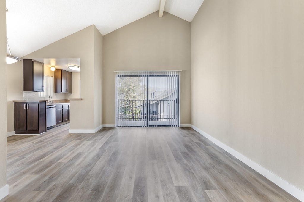 Welcome to Independence Plaza: Where urban living meets modern comfort. Enjoy the spacious living room, dining area, and balcony retreat.