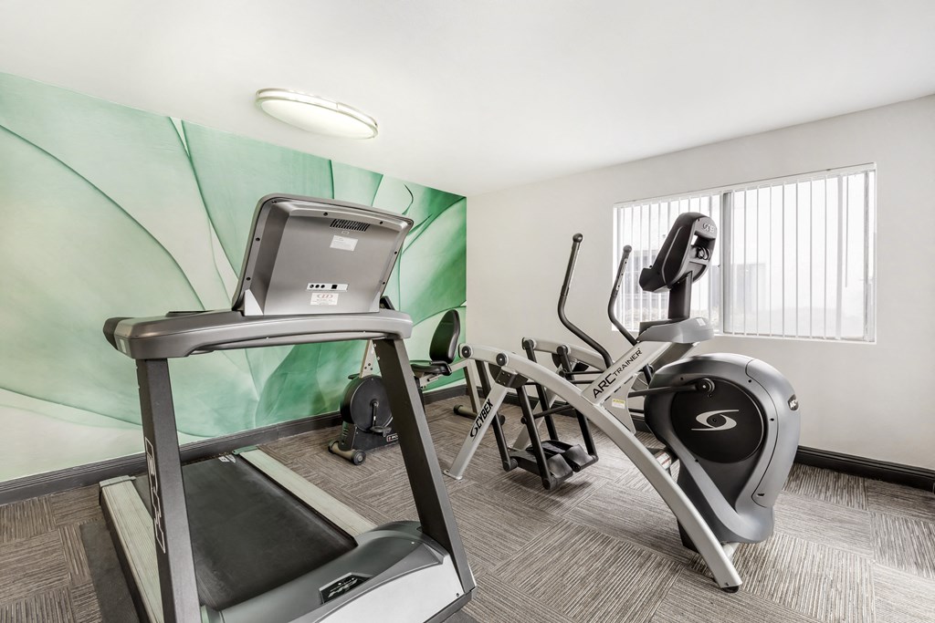 Experience a workout haven at Cornerstone Apartments - where our freshly remodeled gym boasts a wide array of top-notch exercise equipment, exclusively for our residents' fitness journey!