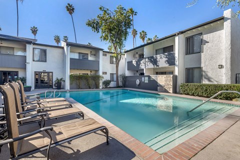 Refreshing pool at Twenty2Eleven Apartment Homes