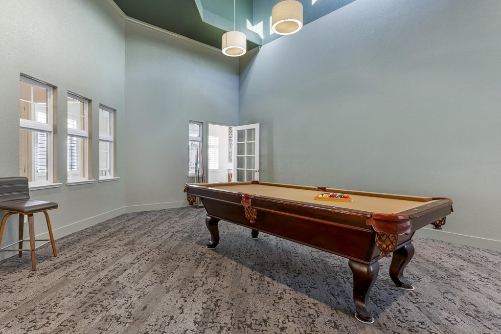 Check out our beautifully renovated clubhouse, featuring fresh paint, brand new carpet, and a pool table for ultimate relaxation and fun!