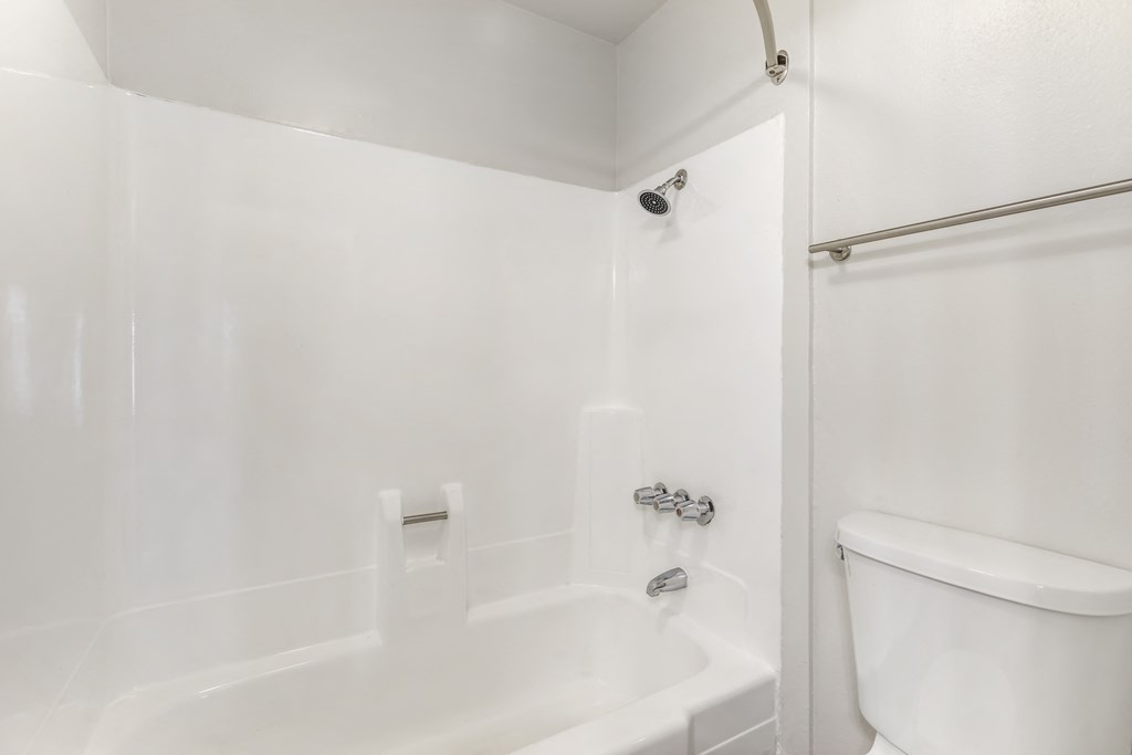 Indulge in luxury every day with our freshly renovated white bathrooms, where relaxation meets elegance. Unwind in style at Cornerstone Apartments.