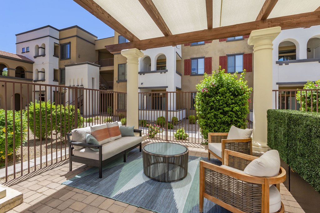 Relaxing lounge area at Trevi Apartment Homes, Arizona