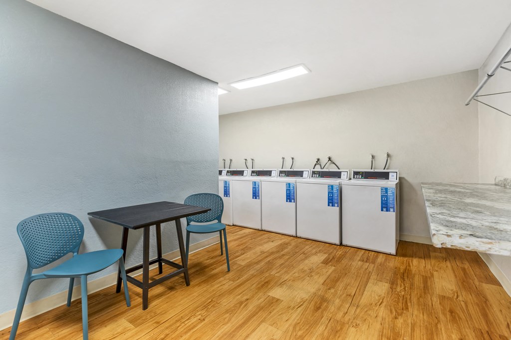 Refresh your laundry routine in our modern communal space – where cleanliness meets comfort, making chores a breeze at Cornerstone Apartments.