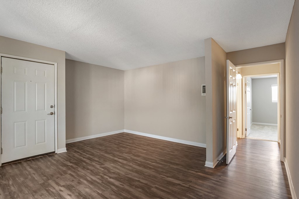 a bedroom with hardwood flooring and white door at Scripps Poway Villas, Poway, CA 92064 