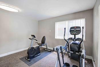 State of the Art Fitness Center at Cornerstone Apartments in Canoga Park, California