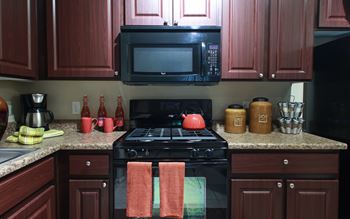 Classically Inspired Kitchens with Gas Ranges at Sonata Apartments