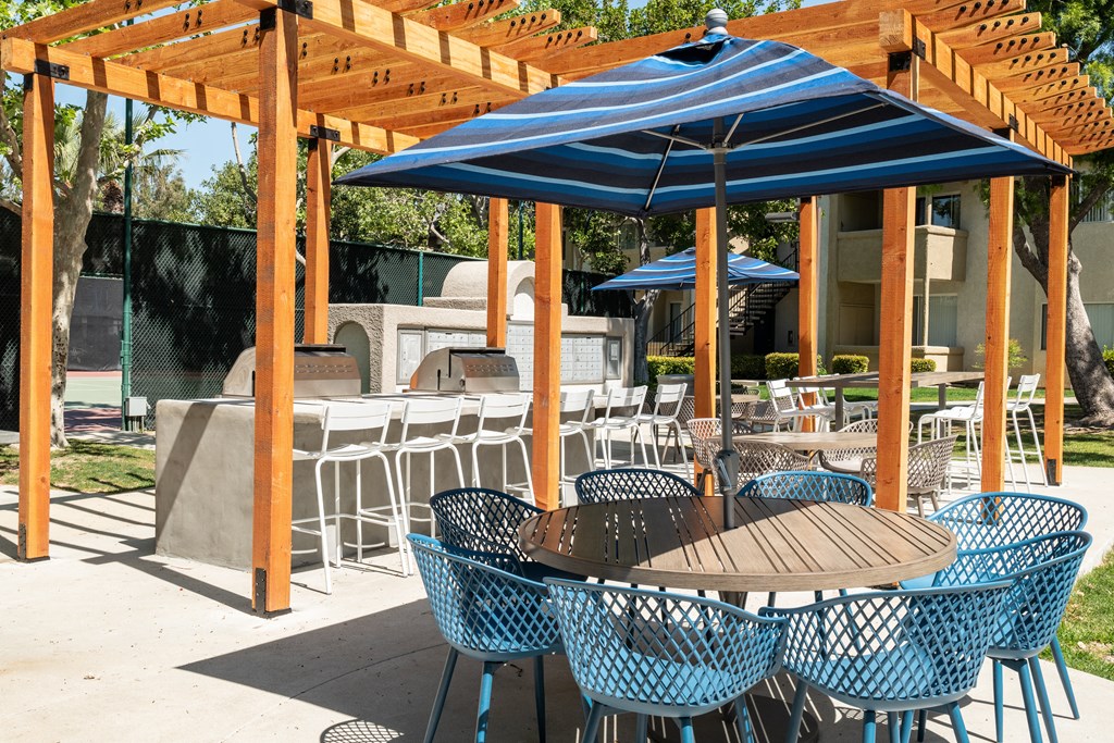 BBQ and picnic area at The Summit at Chino Hills in Chino Hills, CA 91709