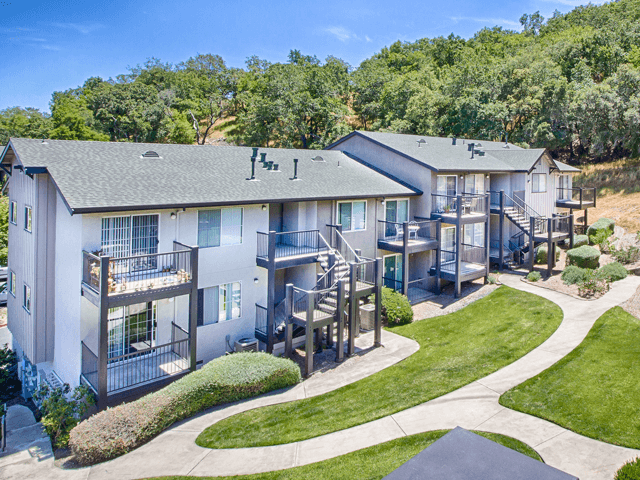 Resort style community at Crooked Oak at Loma Verde Preserve, Novato, California