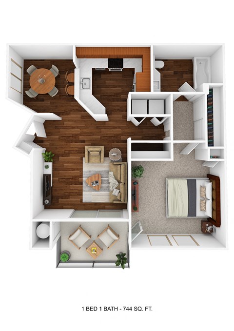 1-bed-1-bath-744-sq-ft at Renaissance Apartment Homes, Santa Rosa