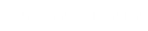 The image displays the words "NORTHVIEW-SOUTHVIEW" in white text on a green background.