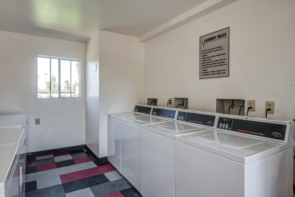 Clean Community Laundry Rooms at Sedona Apartment Homes