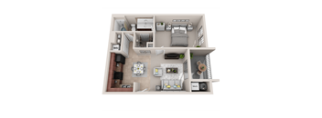 Solo Floor plan at Sonata Apartment Homes