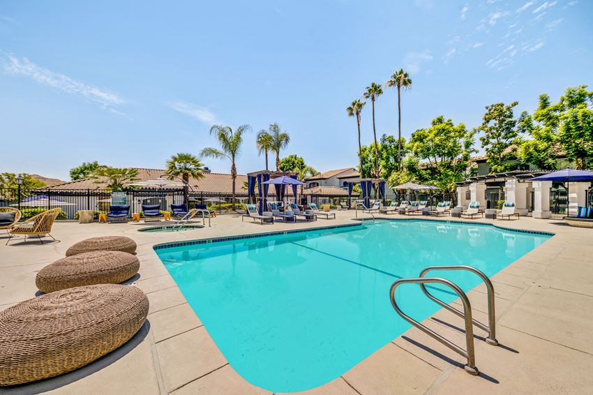 Resort Style Pool and Sun Deck at The Hills at Quail Run in Riverside, California - Photo Gallery 1