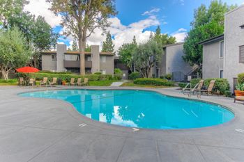 Glimmering Pool at Chatsworth Pointe, Canoga Park