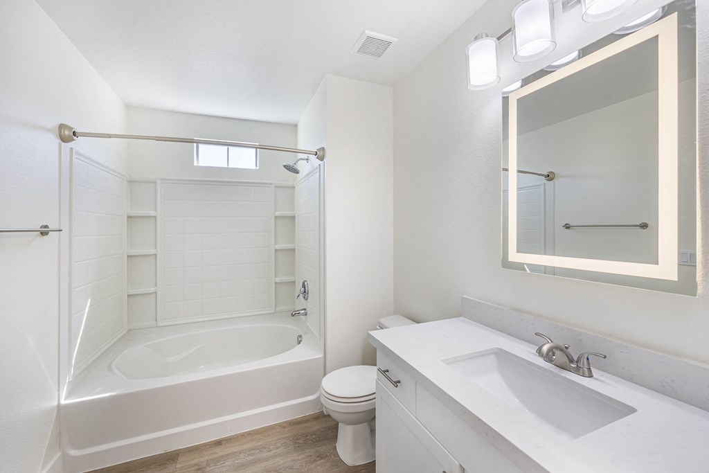 The bathrooms have been transformed into serene retreats, featuring spa-like tubs that provide a relaxing escape.