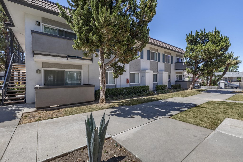 Freshly renovated exterior with delightful landscaping.