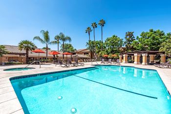 Refreshing Swimming Pool at The Hills at Quail Run in Riverside, California