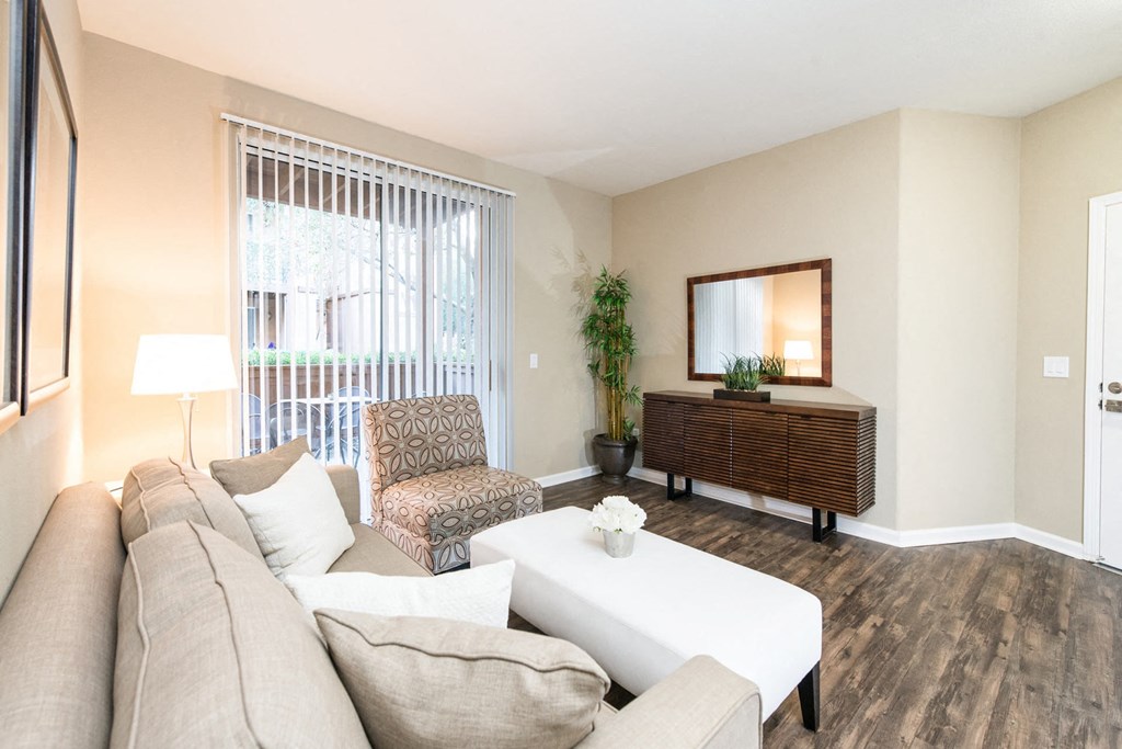 Large living rooms at Renaissance Apartment Homes, Santa Rosa, CA 