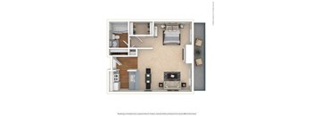 STUDIO - LARGE 0 Bed 1 Bath Floor Plan at Twenty 2 Eleven Apartments, Canoga Park, CA
