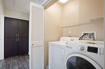 Full-Sized Washer and Dryers at Renaissance Apartments in Santa Rosa, California