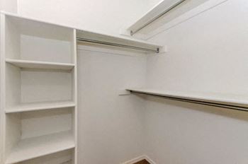 Closets with built in shelving