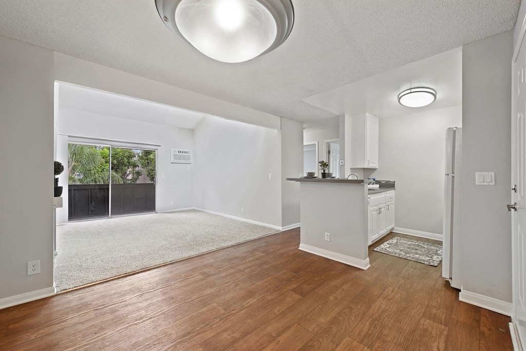 Luxurious hardwood flooring  at Twenty 2 Eleven Apartment Homes, Canoga Park, CA