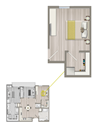 Ascent Furnished Co-living Studio Suite B1