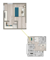 Ascent Furnished Co-Living Studio Suite C3C