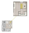 Ascent Furnished Co-Living Studio Suite C3D