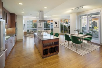 Westwood Luxury Apartments Wilshire Victoria  2bd kitchen1 - Photo Gallery 13