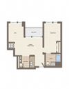 D1 Floor Plan D1 Floor Plan at NMS 1548 Sixth, Santa Monica, California