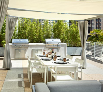 Rooftop Grill Station at Wilshire Margot, California, 90024