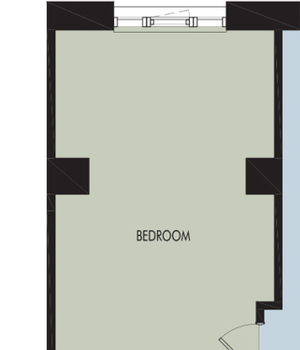Rodeo two bedroom floor plan Floor plan at Wilshire Victoria luxury apartments in Westwood