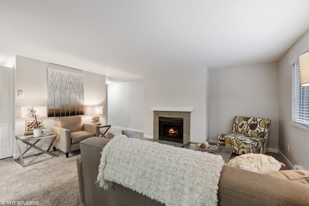 Fireplace at Cedar Heights, Kirkland Washington