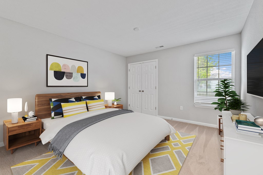 Spacious Bedrooms with Lots of Natural Light